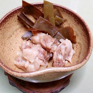 豚バラ軟骨と昆布の白だし煮